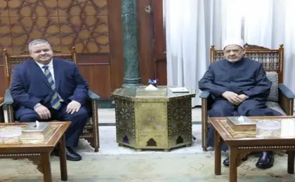 وفد هيئة إتقان يلتقى فضيلة الإمام الأكبر شيخ الأزهر لبحث تعزيز التعاون فى مجال جودة واعتماد التعليم الفنى الأزهرى