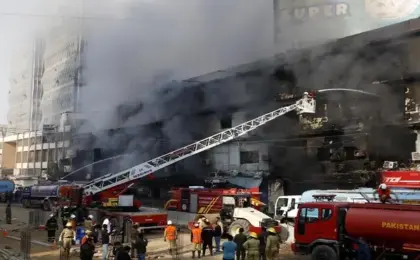 17 قتيلا و40 مصابا فى انفجار مسجد بمقر قيادة للشرطة فى باكستان
