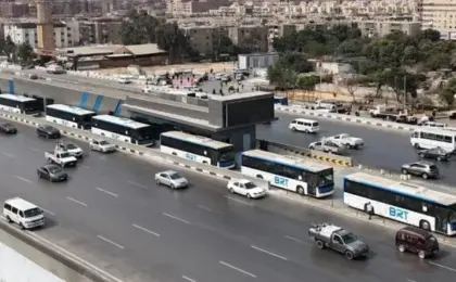 بدء التشغيل التجريبى للمرحلة الثانية للأتوبيس الترددى بدون جمهور اعتبارا من السبت