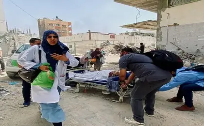 إصابة فلسطينية برصاص الاحتلال فى خان يونس جنوب قطاع غزة