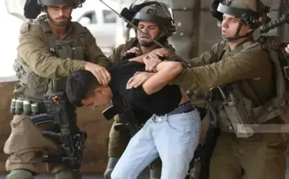قوات الاحتلال تعتقل ما لا يقل عن 24 فلسطينيا من مدن الضفة