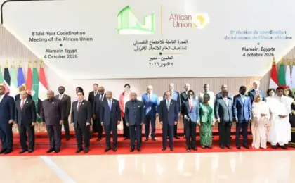 السيسى يستضيف مأدبة غداء تكريمًا للمشاركين في الاجتماع التنسيقي الثامن للاتحاد الأفريقي