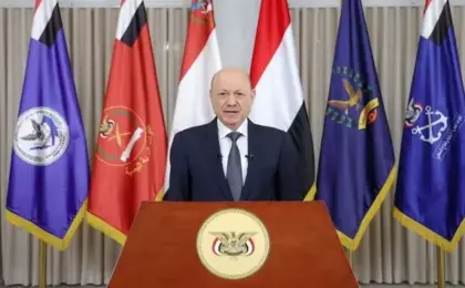 العليمى يعلن بدء عمليات عسكرية لبسط السيادة على كامل التراب الوطنى فى اليمن