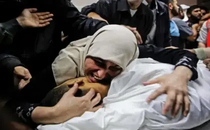 شهيد ومصابون فى قصف الاحتلال مركبة جنوب دير البلح